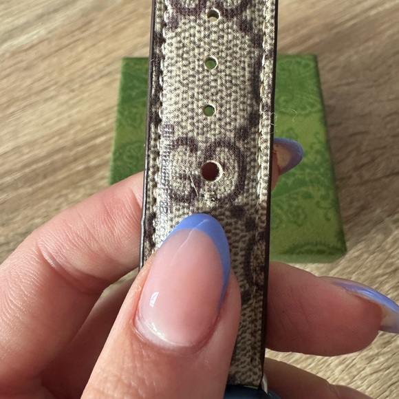 Upcycled Gucci GG Apple Watch Band - Picture 10 of 10